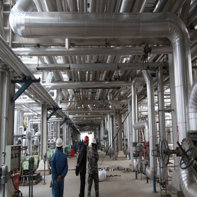 青島煉化廠管線(xiàn)保溫工程